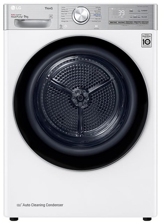 LG RH90V9AV2QR - Warmtepomp droogkast - 9 kg