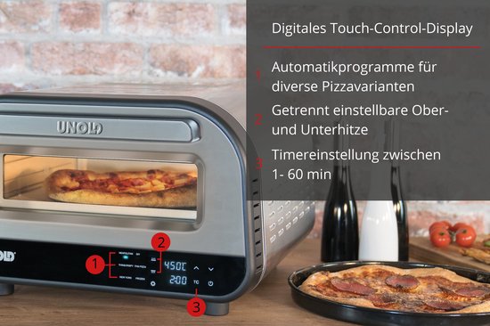 Unold Luigi Pizzaoven 9.7 l — afbeelding 3