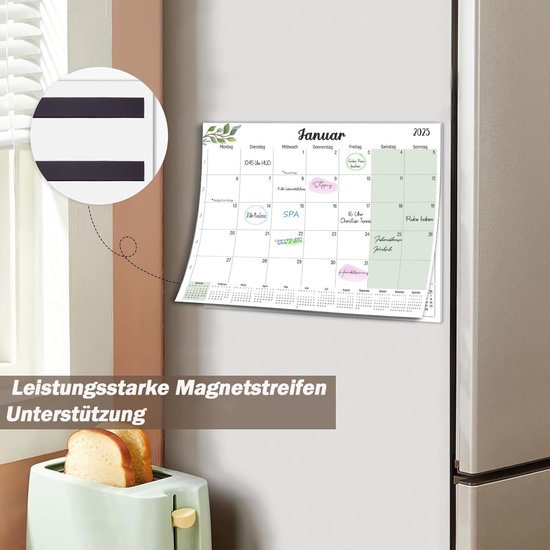 Magnetische Abwischbare Kalender,Wochenplaner abwischbar 43cm x 30cm, 2 Stück Transparente Magnetische Abwischbare Kalender,Wochenplaner abwischbar 43cm x 30cm, 2 Stück Transparente