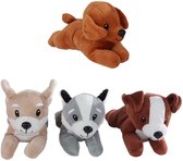 Tacobear Elektronische Huisdieren Speelgoed Pluche Puppy Hond Voor Kinderen, Huisdier Carrier Verzorging en Voeding Speelset, Interactieve Hond
