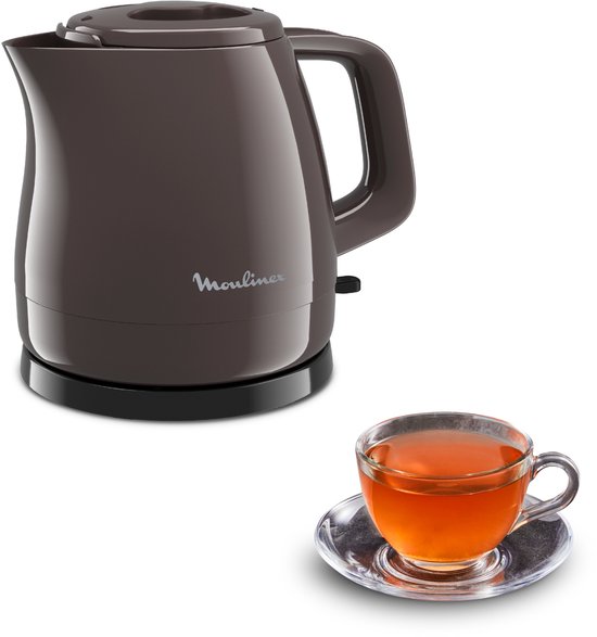 Moulinex Snoerloze waterkoker, 0,8 l, Antikalkfilter, Automatische uitschakeling, Afsluitbaar deksel, Rio BY153910
