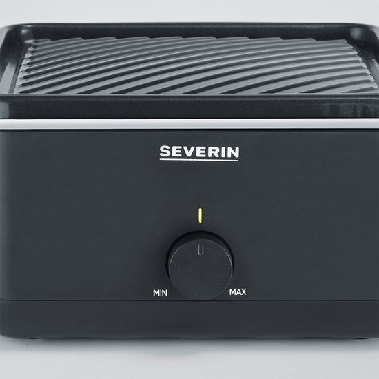 SEVERIN RG 2360 - Black Line Lite Mini gourmetstel - 4 personen - variabele temperatuurinstelling - PFAS vrije baklaag - vaatwasserbestendig - 4 pannetjes met parkeerfunctie — afbeelding 3