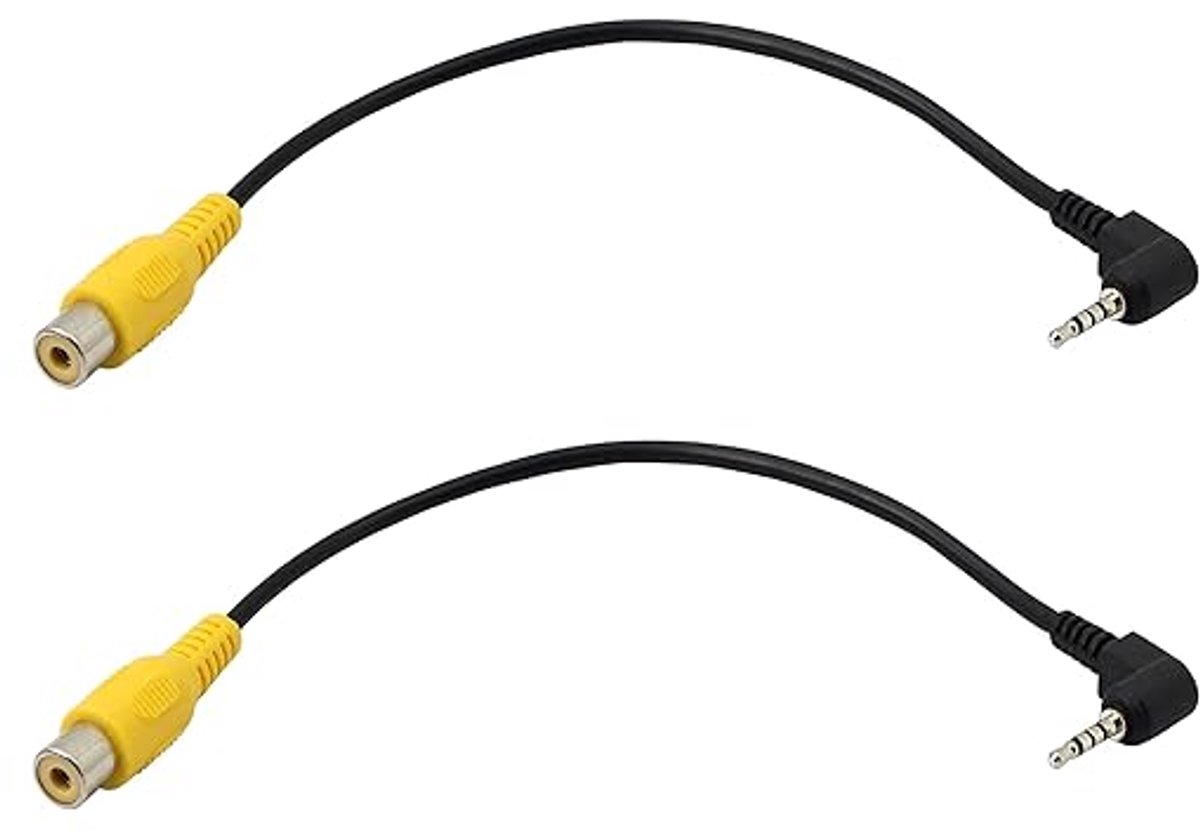 LbsAMP 15 m auto achteruitrijcamera verlengkabel met 1 cinch-koppeling bus naar bus en 1,5 m DC stroomkabel, RCA videokabel, RCA-verlengkabel