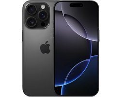 Apple iPhone 16 Pro - 128GB - Zwart Titanium Apple iPhone 16 Pro - 128GB - Zwart Titanium
