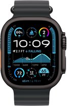 Bol.com Apple Watch Ultra 2 zwart titanium - zwart ocean-bandje aanbieding
