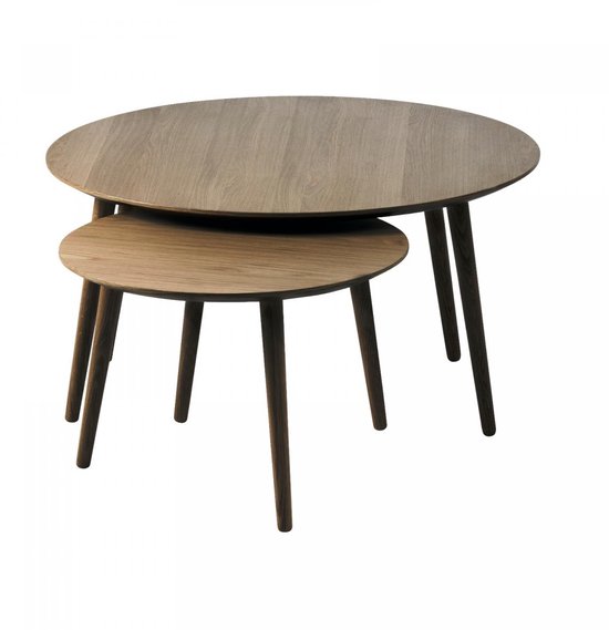 Ronde uitschuifbare eettafel met vier stoelen (set) vintage of tweedehands Ronde uitschuifbare eettafel met vier stoelen (set) vintage of tweedehands