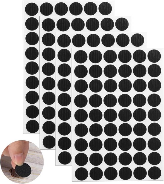 290 stuks zelfklevende schroefgatstickers, schroefgatstickers