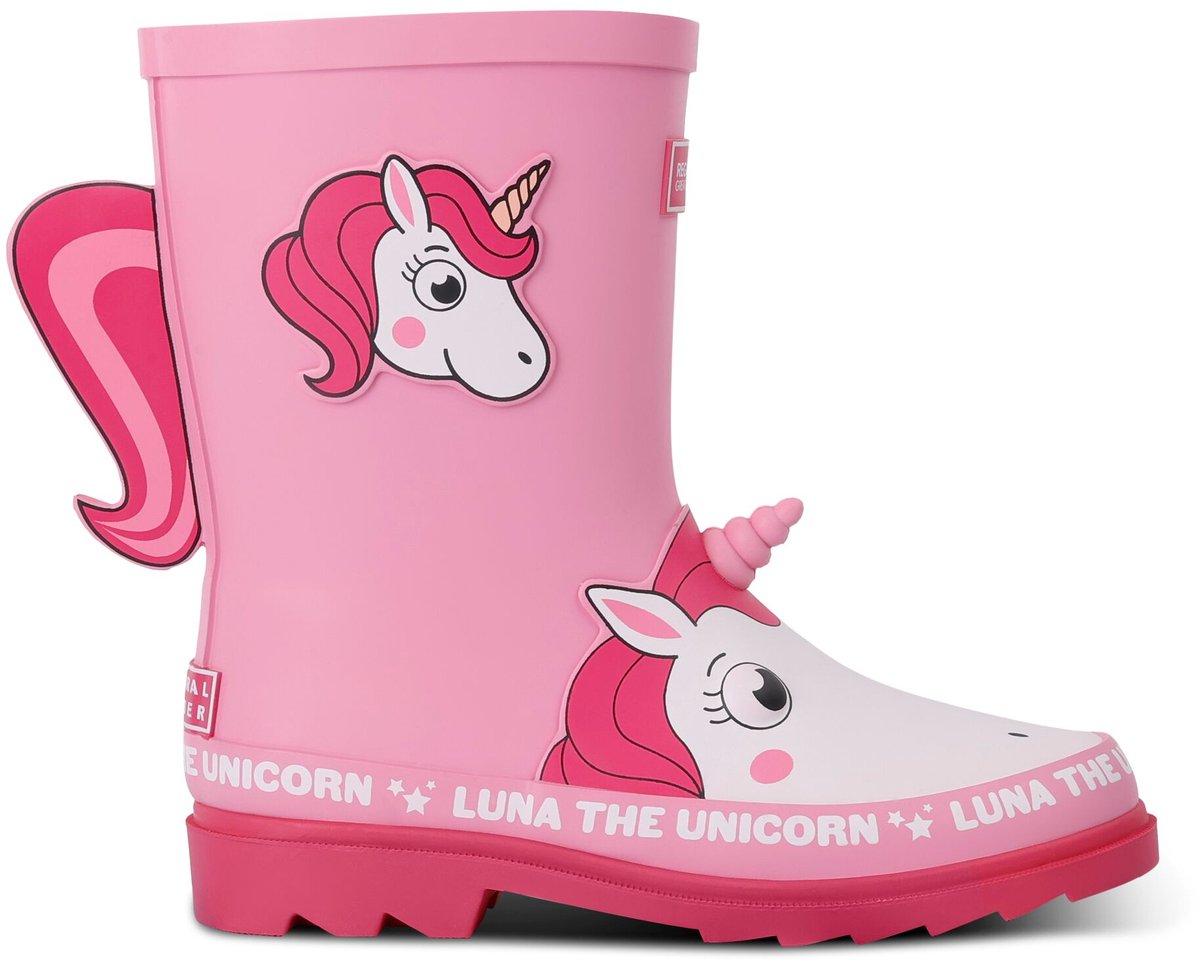 Stallaarzen Hiking Kinderen Waterproof Comfortabel Mudplay Ii Roze