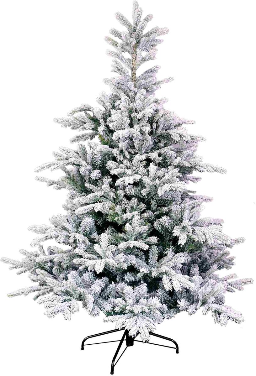 Black Box Kunstkerstboom Grimshaw - 163x163x230 cm - PVC - Besneeuwd,Groen