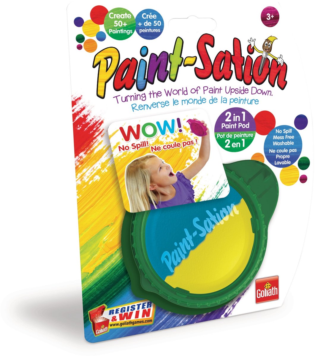 Goliath Paint-Sation 2-in-1 pod paars: verf zonder kliederen thumbnail 3