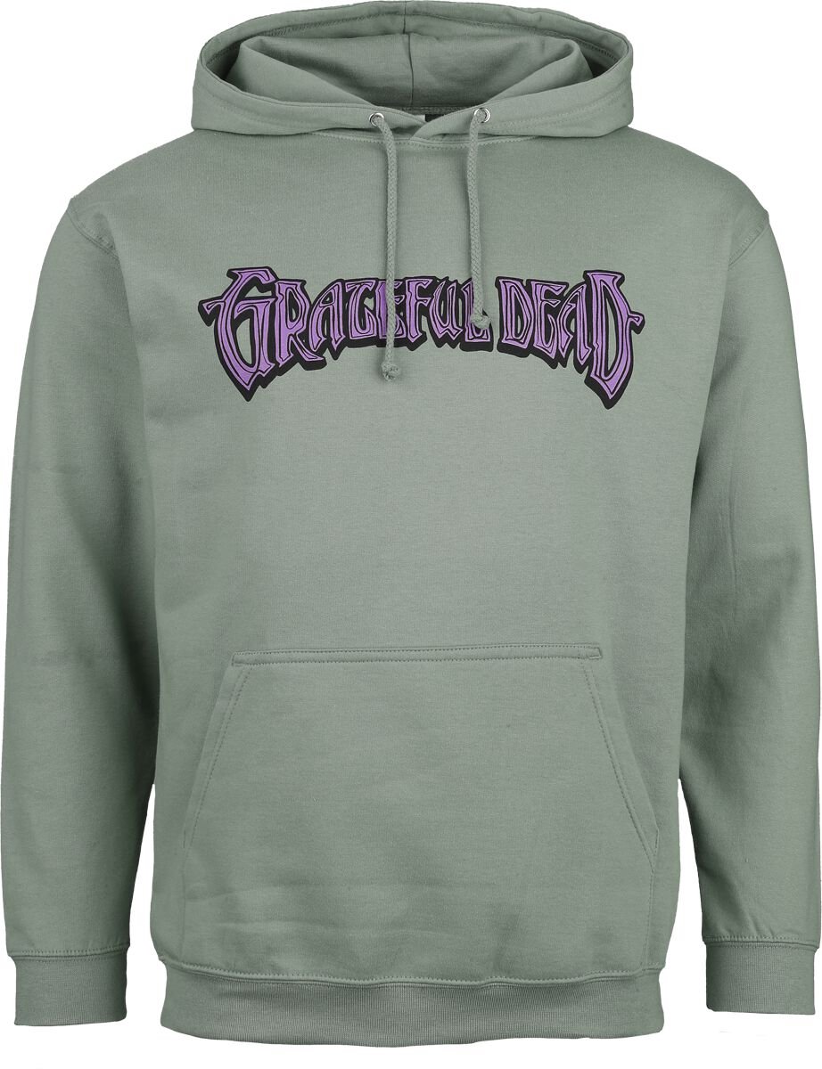 Grateful Dead Skull & Rose 60th Heren Trui met capuchon - groen - L