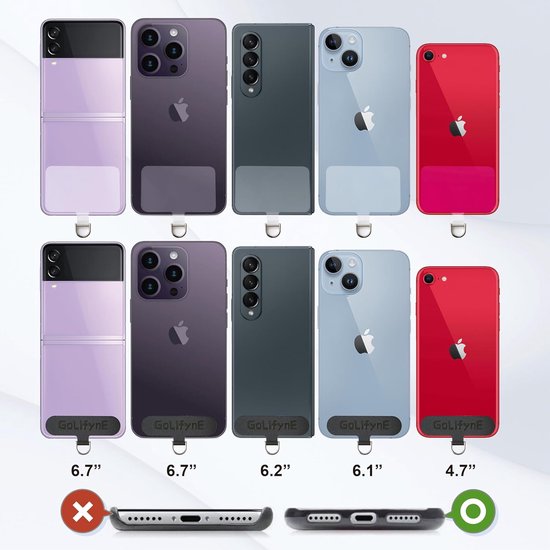 Universeel telefoonkoord voor mobiele telefoon, koord met