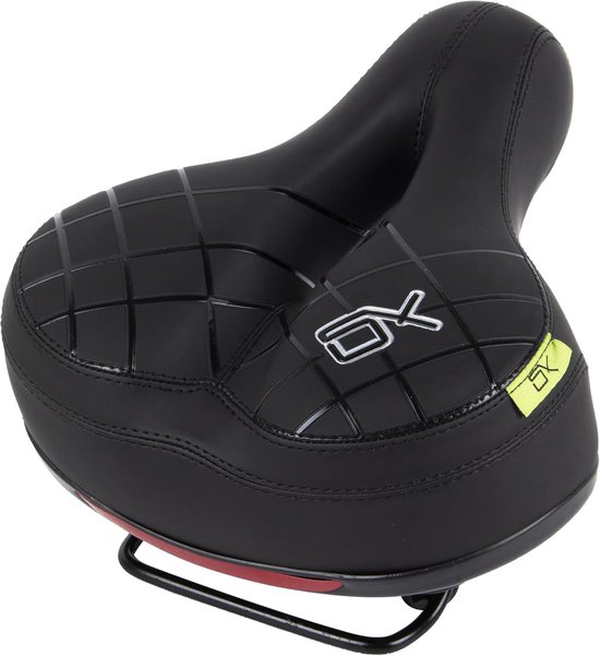 Fietszadel, ergonomisch veringd schokabsorberend