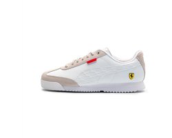 Puma Ferrari Roma Via - Maat 39 - White / Grey - Leren / Suede - Sneakers Unisex