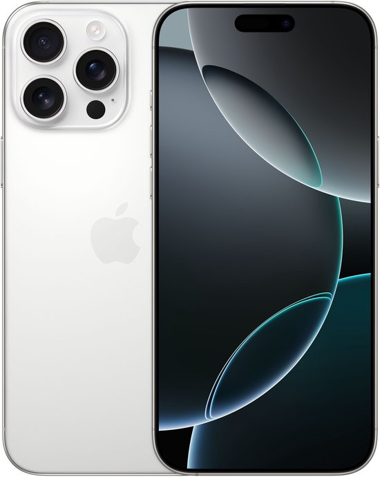 Apple iPhone 16 Pro Max 512GB Wit Titanium smartphone 6,9″ Super Retina XDR display A18 Pro-chip camera 48MP