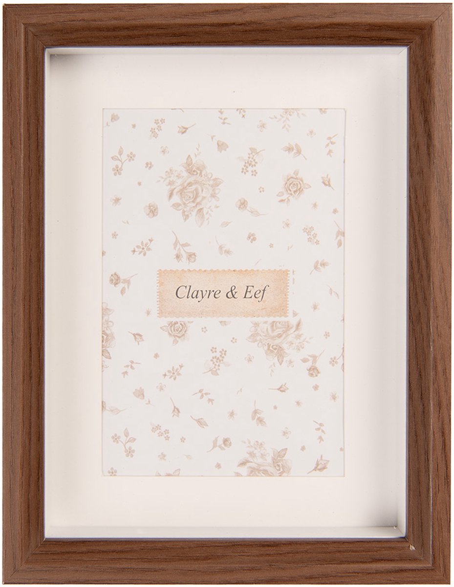 Clayre & Eef Fotolijst 10x15 cm Bruin MDF