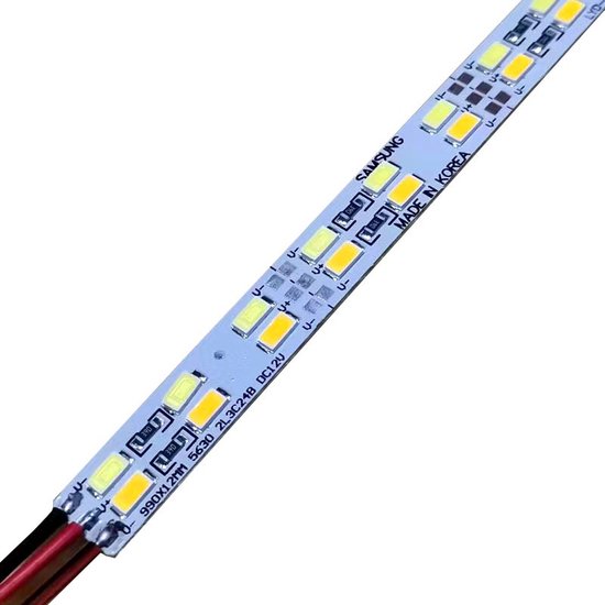 LED rigide strip - Warm / koud wit - Dubbele rij - 50cm - 12V