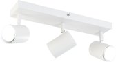 QAZQA jeana - Moderne LED Dimbare Smart Plafondspot | Spotje | Opbouwspot incl. wifi met Dimmer - 3 lichts - L 35 cm - Wit - Woonkamer | Slaapkamer | Keuken
