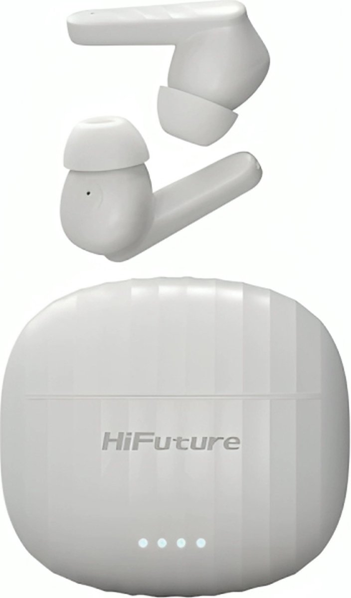 HiFuture sonicbliss : earbuds Bluetooth 5.3 Noise Canceling in ear Headphones, Sports koptelefoon IPX5 waterdicht, 4 microfoons met zacht basgeluid, tot 30 uur afspeeltijd, op grafiet geïnspireerd geluid compatibel met Android, iOS Merk: HiFuture