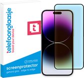Telefoonglaasje Screenprotectors - Geschikt voor iPhone 15 Pro - Volledig Dekkend - Gehard Glas Screenprotector - Geschikt voor iPhone 15 Pro - Anti Blauw Licht - Beschermglas