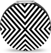 San Naila- Zebra XL Vaas- Zwart - Wit - Modern- Japandi