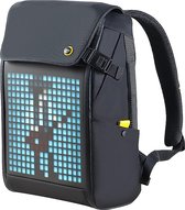 Divoom Pixoo Pixel Art Travel Laptop-rugzak met app-gestuurd 16X16 RGB LED-scherm, waterdichte College School Computertas Geschenken voor dames en heren School College Student-rugzak