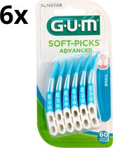 Gum Soft-Picks Advanced Small - 6 x 60 Stuks - Voordeelverpakking