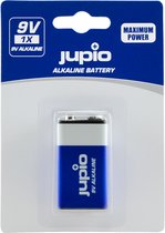 Jupio 6LR61 9V, Batterie à usage unique, 9V, Alcaline, 9 V, 1 pièce(s), Bleu