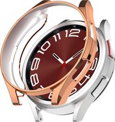 YONO Bumper geschikt voor Samsung Galaxy Watch 6 Classic - 47mm - Hoesje - Case - Rose Gold