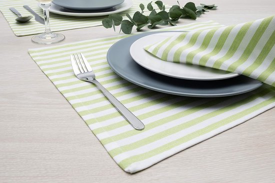 Servetten Rood en Wit Geblokt 40x40cm 100% Katoen