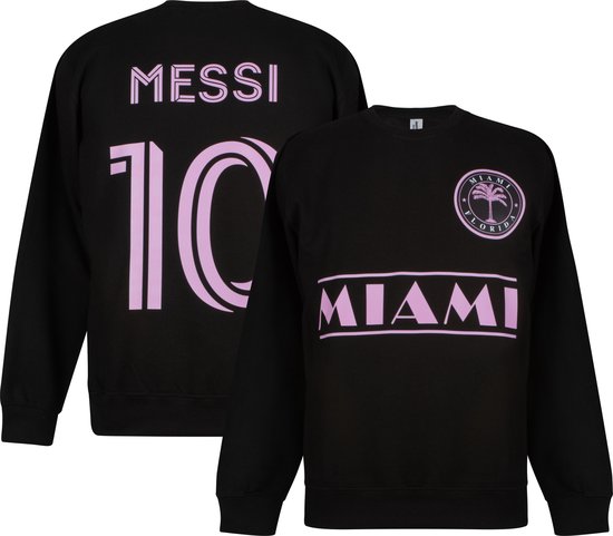Miami Messi 10 Team Sweater - Zwart - 3XL
