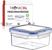 TronicXL 300ml vershouddoos - voorraaddozen met deksel - bewaardoos met kliksluiting luchtdicht opbergdoos box container keuken vaatwasser bestendig