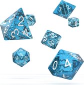 Oakie Doakie Dice RPG Set Speckled / Glitter - Light Blue (7)