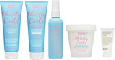 Umberto Giannini Thirsty Curls - Shampooing hydratant pour boucles 250 ml - Après-shampooing 250 ml - Lotion hydratante améliorant les boucles 150 ml - Masque de traitement des boucles - 200 ml + Après-shampoing Daily Evo Normal Persons 30 ml gratuit