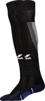 Nivia Rabona Anti-Slip Football Socks (Navy Blue, Size: Medium) | Material: Polyester | Knee Length - Football Grip Stockings | Stretchable | Soccer Socks | Sports Socks