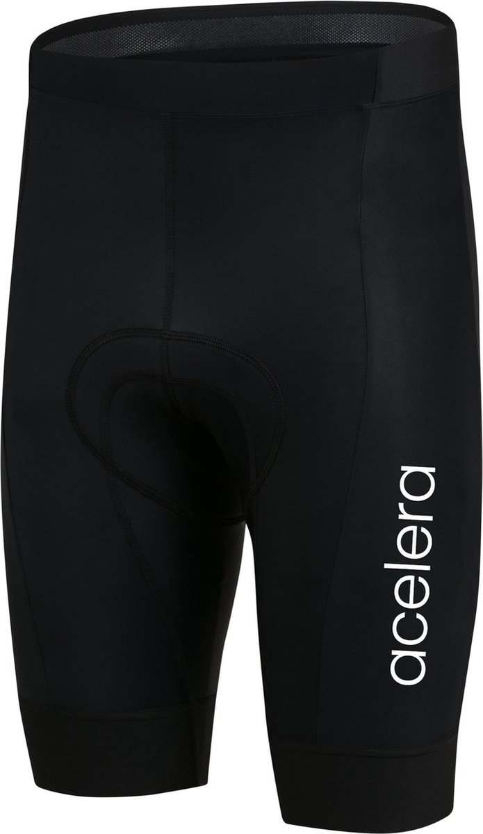 Acelera Essential Fietsshort met Zeem - Fietsbroek - Wielrenbroek - Wielerbroek - Mountainbike - Bibshort - Spinning - Fietskleding - Koersbroek - Fietsbroek Heren met Zeem - Kort - Heren - Dames - Maat XXL