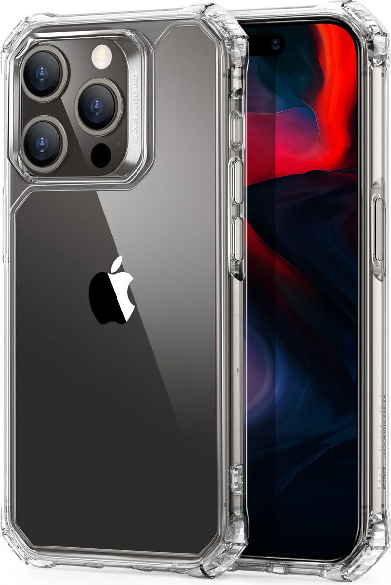 ESR Air Armor Back Cover Hoesje Transparant Geschikt voor Apple iPhone 15 Pro Max