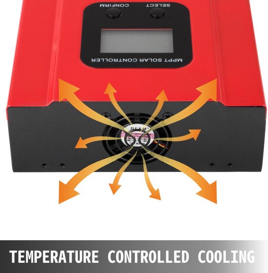 MPPT Boost Controlador de carga solar 16A 12V-50V 300W para baterías inundadas de gel ácido 24V