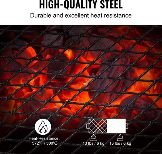 BBQ Gills houtskoolgrill opvouwbare grill tafelgrill 570 x 285 x 230 mm, 6 kg belastbare draagbare reisgrill outdoor campinggrill 300 ?, grillrooster + grillplaat voor tuinfeesten, picknicks, terras van BBQ Gills — afbeelding 4