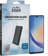 Protecteur d'écran Eiger Samsung Galaxy A34 en Tempered Glass compatible avec les coques