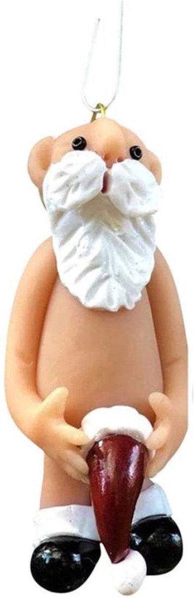 Kerstversiering | Opa oma | Blote kerstman en Blote kerstvrouw | klein kerstornament | kerstboomversiering | Kerstbal | Kerstballen | 5cm – foto 3