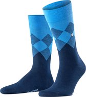 Burlington Hampstead One size katoen sokken heren blauw - Maat 40-46