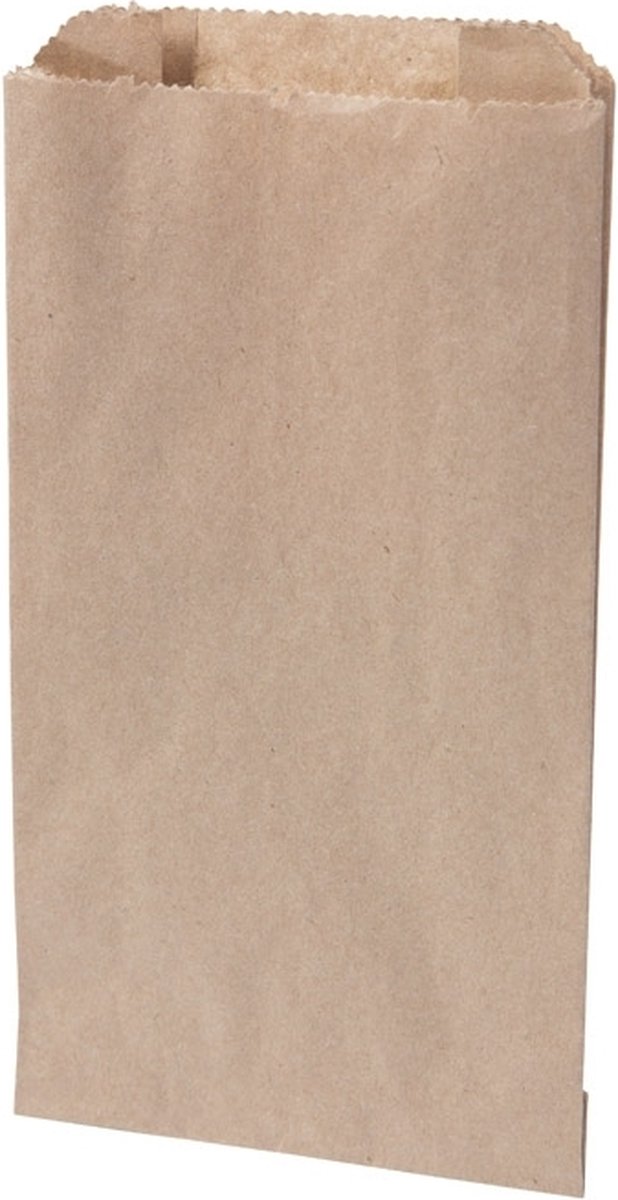 Papieren Zakken Bruin 10x5x19 cm (1.000 stuks)