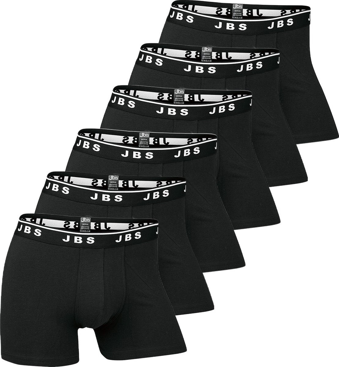 JBS Heren lang short / pant 6 pack Cotton