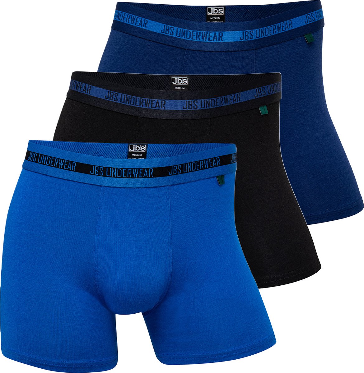 JBS Heren lang short / pant 3 pack Bamboo