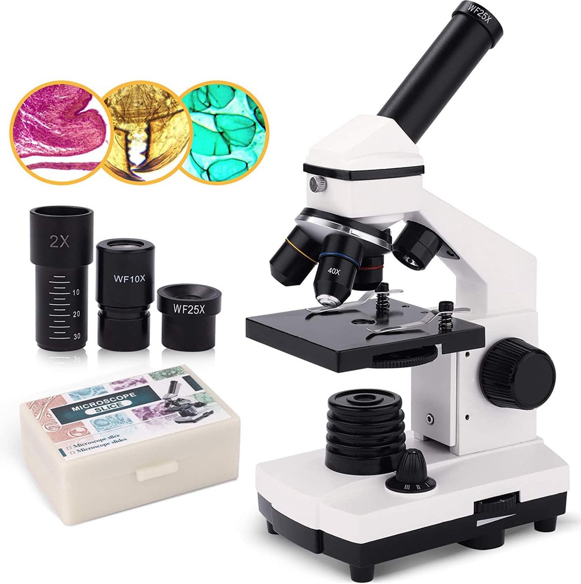 HUTACT - Monoculaire Microscoop - 2000x Maximumvergroting