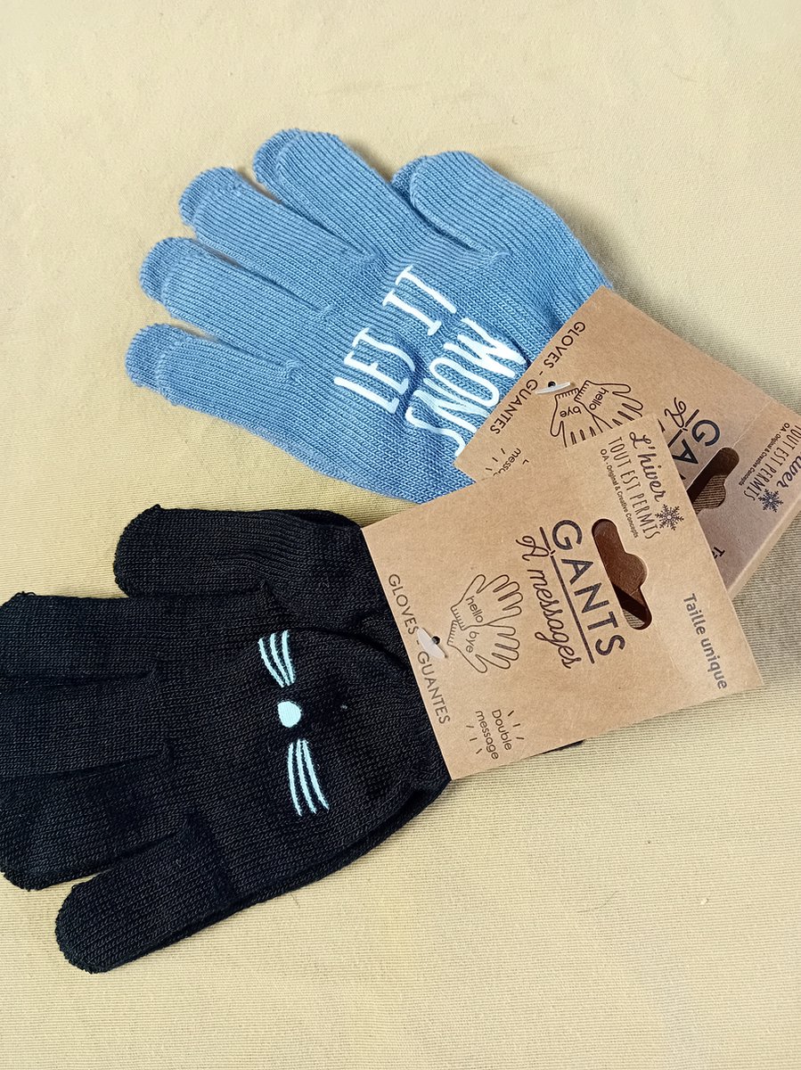 2 Paires De Gants Et Chaussettes Antidérapantes, Gants D