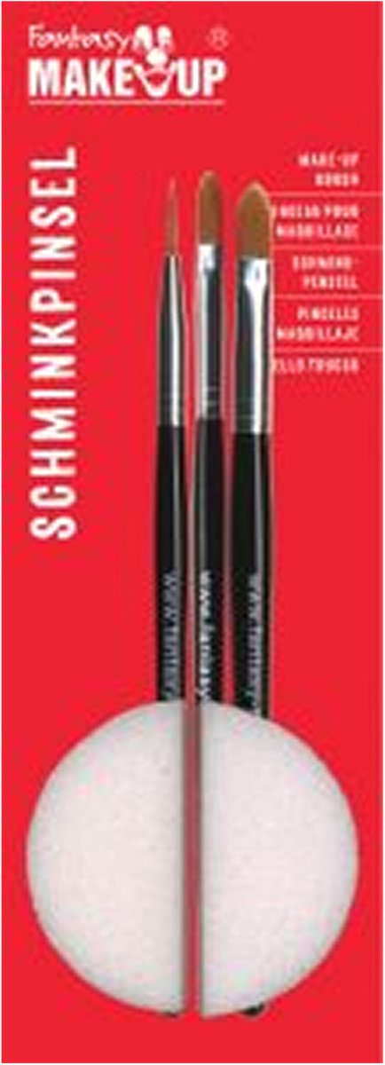 Fantasy Make-up Schmink penselen en sponsjes - schminkset — afbeelding 4