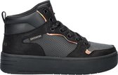 Skechers Court High Sneakers Hoog - zwart - Maat 35