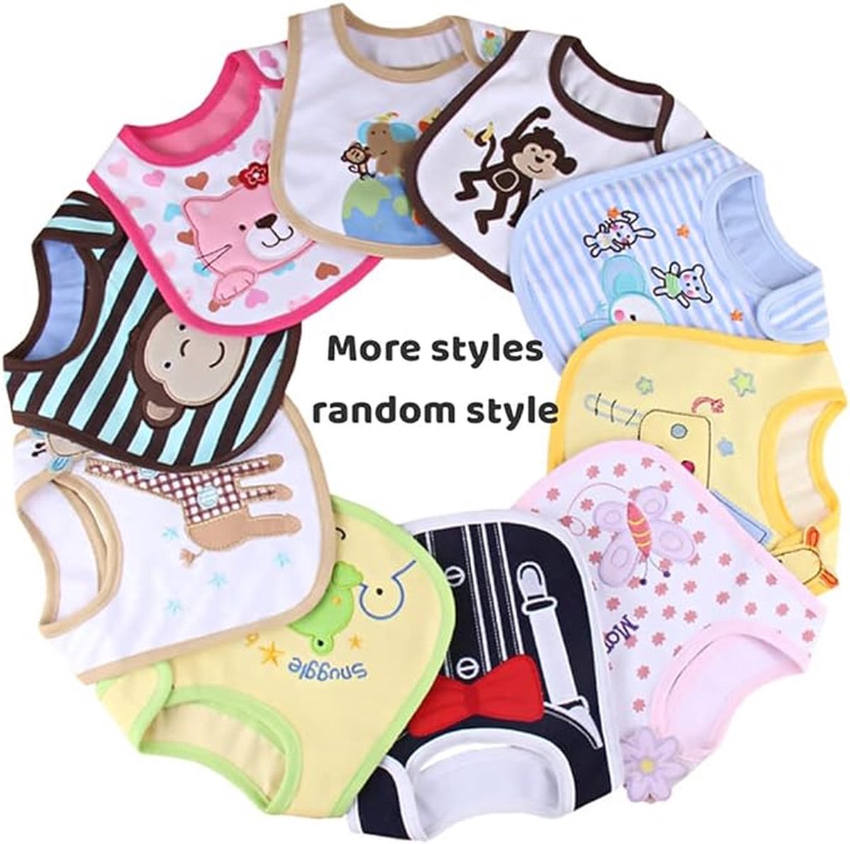 Lot De 60 Bavoirs Jetables Imperméables Pour Bébé - Idéal Repas, Voyage Et Peinture